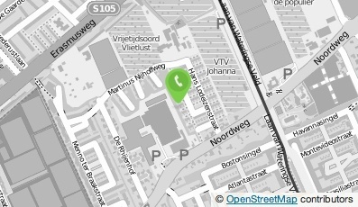 Bekijk kaart van Stoffenkraam 't Hoekje  in Den Haag