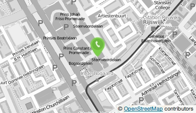 Bekijk kaart van Restaurant La Fontaine in Rijswijk (Zuid-Holland)