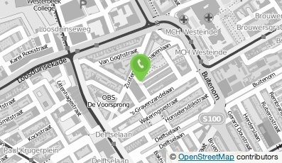 Bekijk kaart van Tegelzettersbedrijf M. Toorenburg in Den Haag
