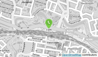Bekijk kaart van Luzac Lyceum Haarlem in Haarlem