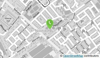 Bekijk kaart van Dijkje Nootdorp  in Nootdorp