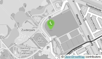Bekijk kaart van Midgetgolf Zuiderpark in Den Haag