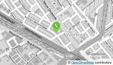 Bekijk kaart van Veenstra Witgoed in Leidschendam