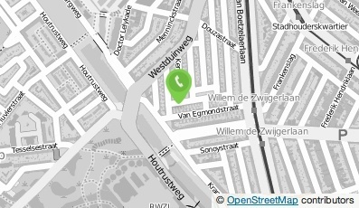 Bekijk kaart van Tekst- en Presentatiebureau Nizno in Den Haag