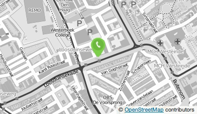 Bekijk kaart van Jeugdtandzorg Vestiging Westeinde in Den Haag