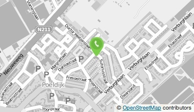 Bekijk kaart van Slagerij Van Veen  in Poeldijk