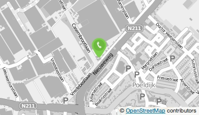Bekijk kaart van E.J. Vermeulen Advies en Handelsmaatschappij B.V. in Naaldwijk