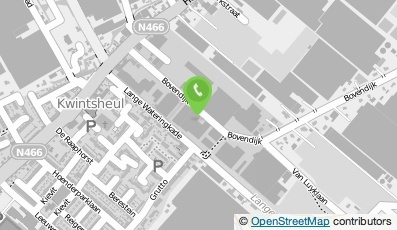 Bekijk kaart van Loodgietersbedrijf Ben Overgaag B.V. in Kwintsheul