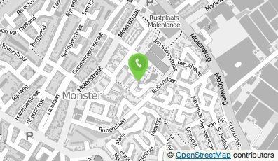 Bekijk kaart van Bouwkundig Aannemersbedrijf Jan van Elswijk en Zonen B.V. in Monster