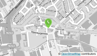 Bekijk kaart van Vrienden Restaurant & Partycentrum in Poeldijk