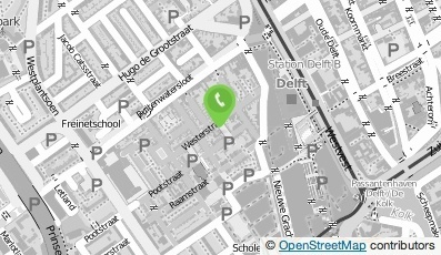 Bekijk kaart van Onderhouds- en Timmerbedrijf Jac. van Adrichem in Delft