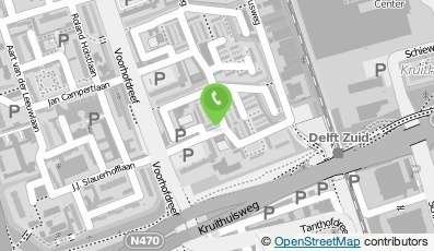 Bekijk kaart van Behangbedrijf N. Hermsen  in Delft