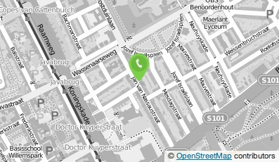 Bekijk kaart van Éénmanszaak Kees & de Mannen in Den Haag