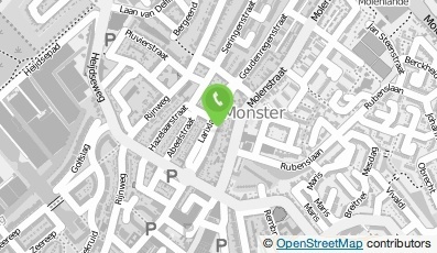 Bekijk kaart van Loodgietersbedrijf E. van der Meer in Monster