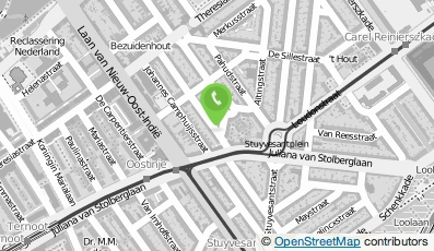 Bekijk kaart van Café Overbosch in Den Haag