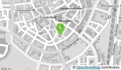 Bekijk kaart van Bizzb(e)e B.V.  in Bergen op Zoom