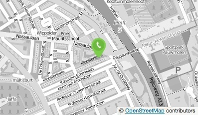 Bekijk kaart van HMVG Timmer- en Onderhoudsbedrijf in Delft