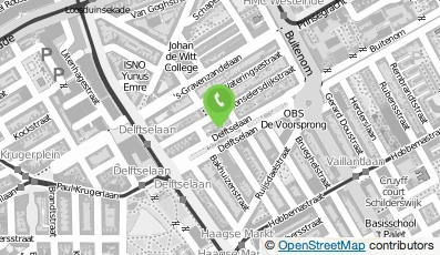 Bekijk kaart van KDA Bouwbedrijf in Den Haag