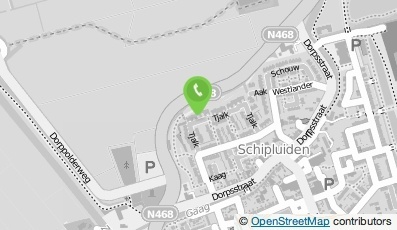 Bekijk kaart van Qiobyte  in Schipluiden