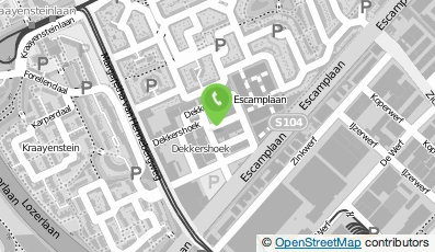 Bekijk kaart van Garage Dekkershoek in Den Haag
