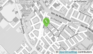 Bekijk kaart van Van Liefland Fashion & Music  in Noordwijk (Zuid-Holland)