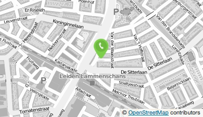 Bekijk kaart van PWF in Leiden