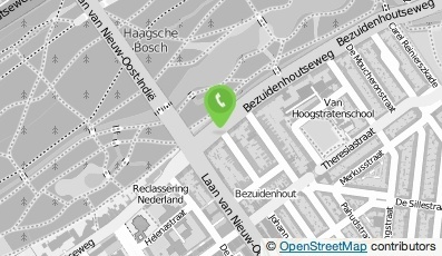 Bekijk kaart van Kinderopvang Huisje Boompje Beestje Bezuidenhoutseweg in Den Haag