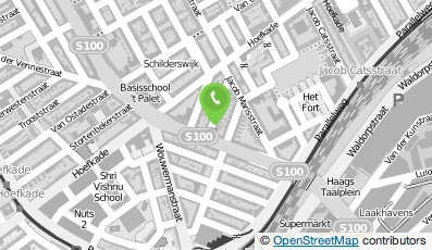 Bekijk kaart van Uitzendbureau De Moestuin in Den Haag