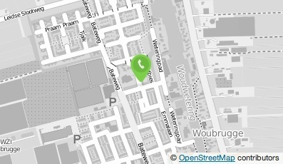 Bekijk kaart van Schildersbedrijf Piet Kroone  in Woubrugge