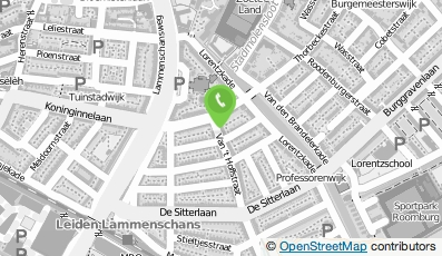 Bekijk kaart van Dirk van Rhenen in Leiden