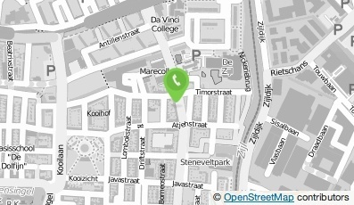 Bekijk kaart van Gordijn Schildersbedrijf  in Leiden