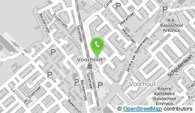 Bekijk kaart van Logopediepraktijk Voorhout in Voorhout