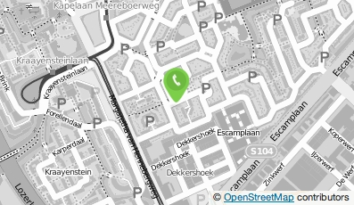 Bekijk kaart van E.A. Wegener tandarts in Den Haag