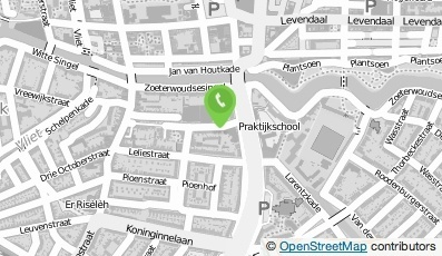 Bekijk kaart van Lapperre/Vlogtman/ Mooibroek/Van Rijn in Leiden