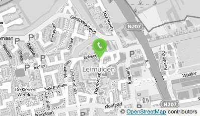 Bekijk kaart van Fysiotherapie Dorpsstraat in Leimuiden
