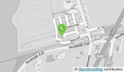 Bekijk kaart van Bloemen en Plantenhandel Yvonne in Rijnsaterwoude