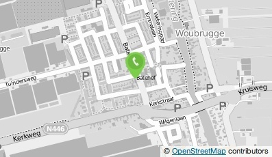 Bekijk kaart van Tandheelkundig Centrum Woubrugge in Woubrugge