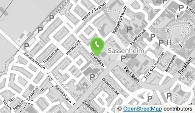 Bekijk kaart van Praktijk voor fysiotherapie 'De Ontmoeting' in Sassenheim