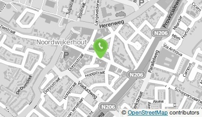 Bekijk kaart van Piet Warmerdam Makelaardij B.V. in Noordwijkerhout