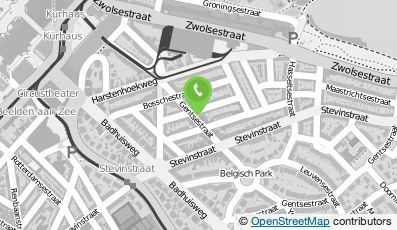Bekijk kaart van Praktijk Gentsestraat in Den Haag