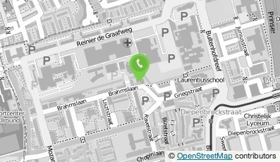 Bekijk kaart van Fysiotherapeutenmaatschap Brahmslaan in Delft