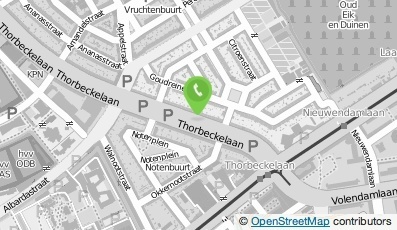 Bekijk kaart van Thorbecke OVR onderhoud vastgoed renovatie in Den Haag