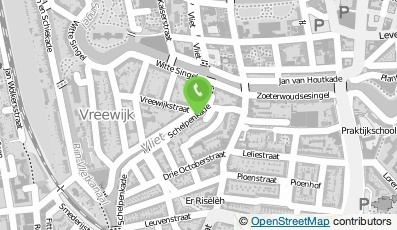 Bekijk kaart van K.J. Evers  in Leiden