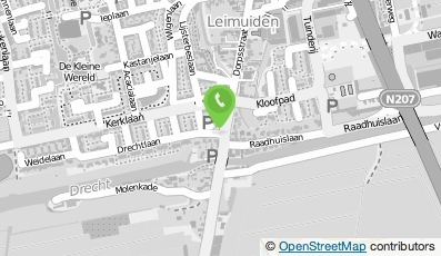 Bekijk kaart van N.W. Kalf Naaimachine reparatie in Leimuiden