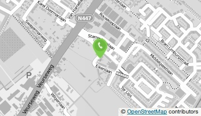 Bekijk kaart van 'Nieuw Boschgeest' Hoveniersbedrijf in Voorschoten