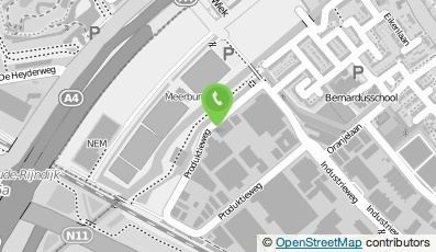 Bekijk kaart van V & R Ateliers in Leiderdorp