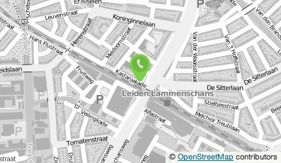 Bekijk kaart van Aannemersbedrijf J.W. van der Geer & Zn. in Leiden