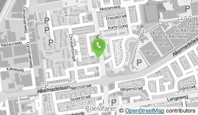 Bekijk kaart van Warmerdam R.A. Veen  in Roelofarendsveen