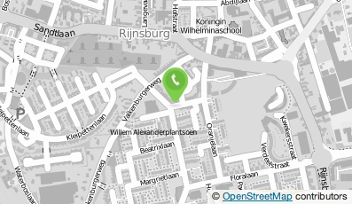 Bekijk kaart van Vijver's Bloemenhandel in Rijnsburg