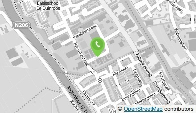 Bekijk kaart van Schildersbedrijf Hans Van der Plas B.V. in Katwijk (Zuid-Holland)